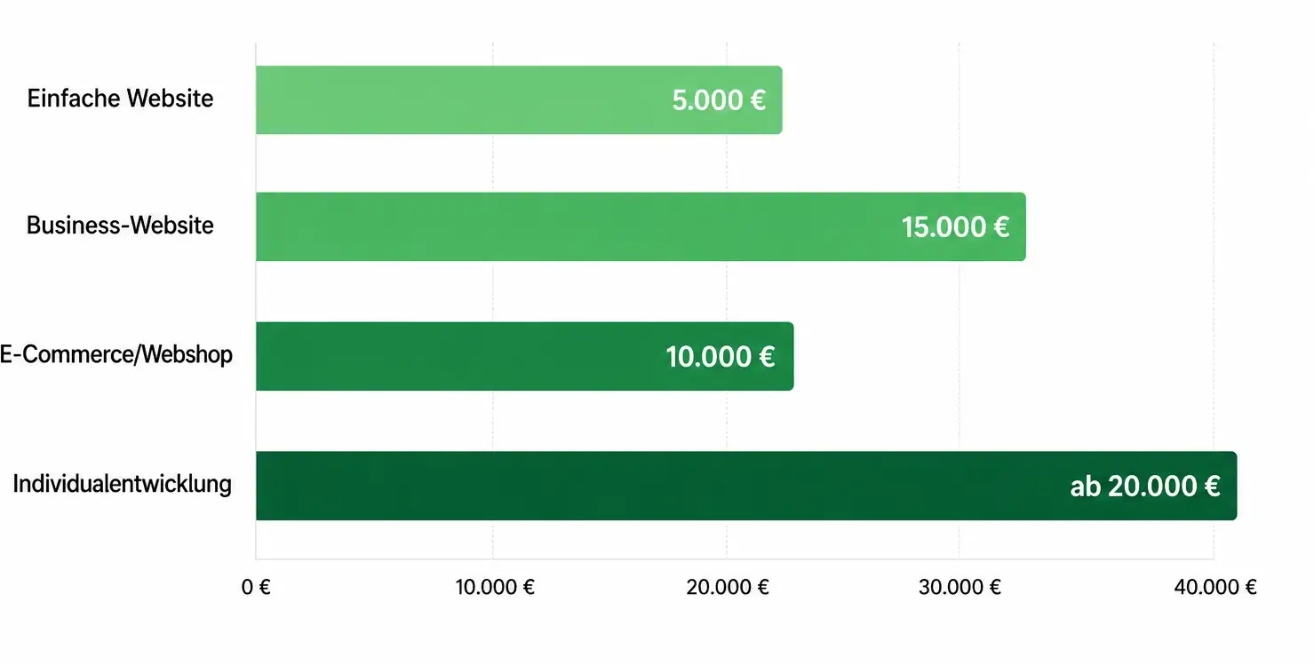 Webentwicklung Salzburg, Preisvergleich